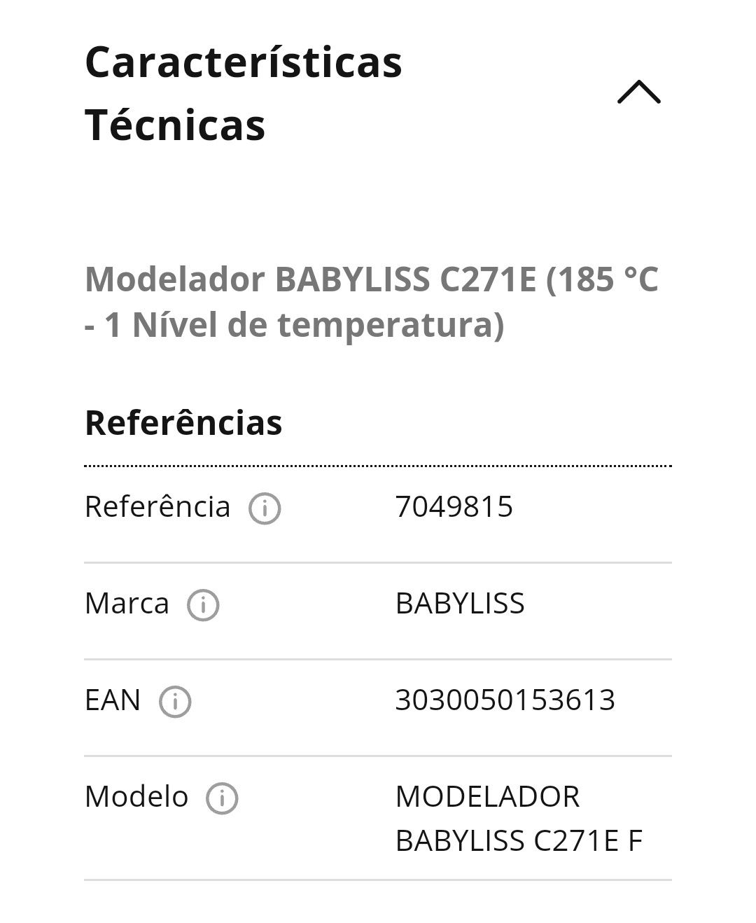 Modelador Babyliss