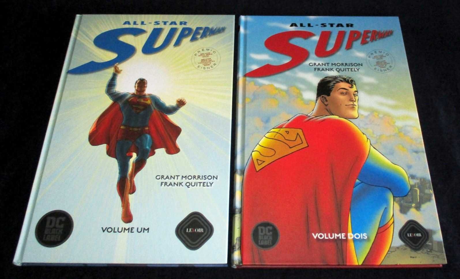 Livros BD All-Star Superman Volume 1 e 2 Levoir CD