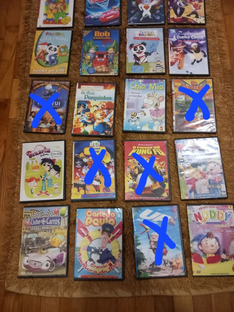 Vários DVD's infantis