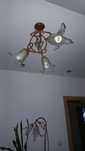 Komplet oświetleniowy: lampa x2, żyrandol, kinkiet