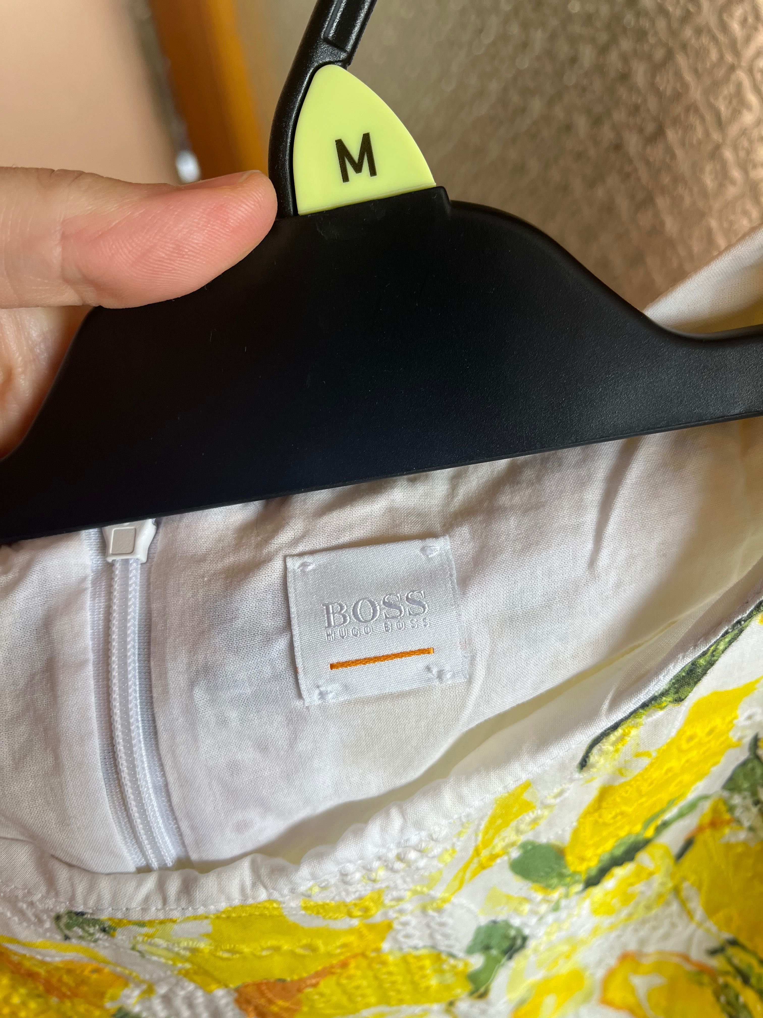 Сукня плаття Hugo boss бавовна