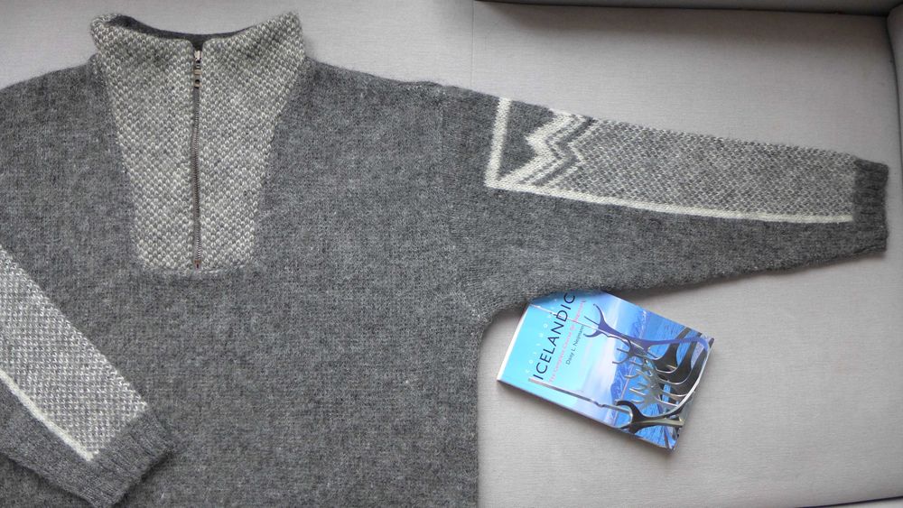 ISLANDZKI SWETER wełniany [100% wełna islandzka] XL XXL 2XL Islandia