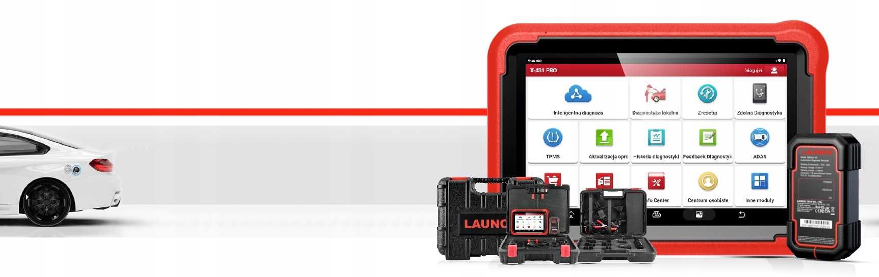 Launch x431 Pros 5 wersja 5.0 na 2024r. CANFD, DBSCAR 7, wersja EU V