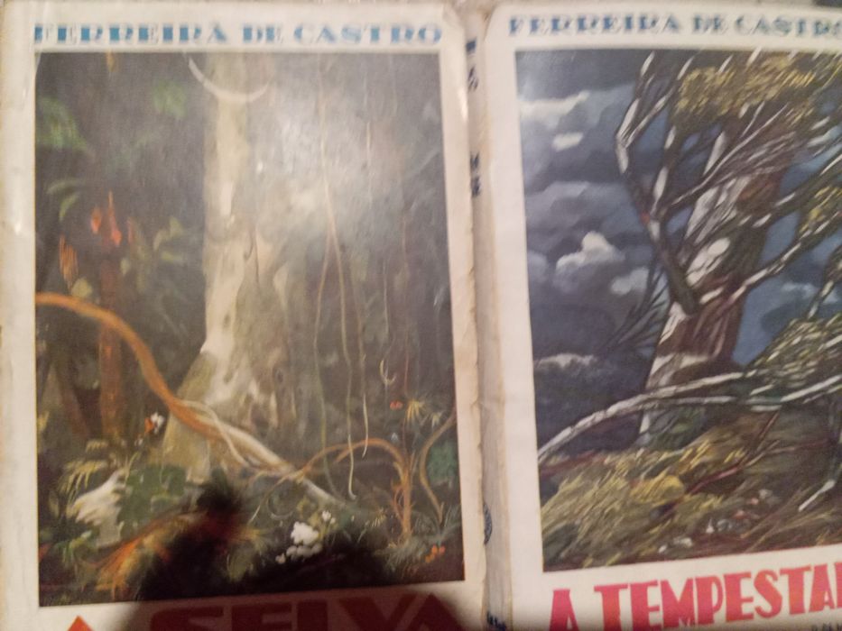 Dois livros antigos Ferreira castro assinados por ele