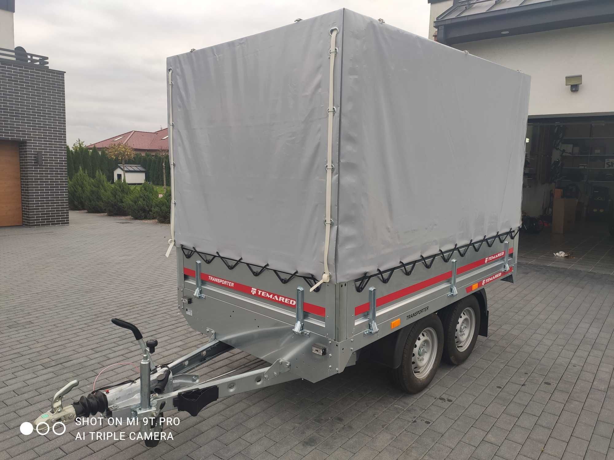 Nowa Przyczepa TEMARED Transporter 2515/2 C Wraz z plandeką 2 Tony