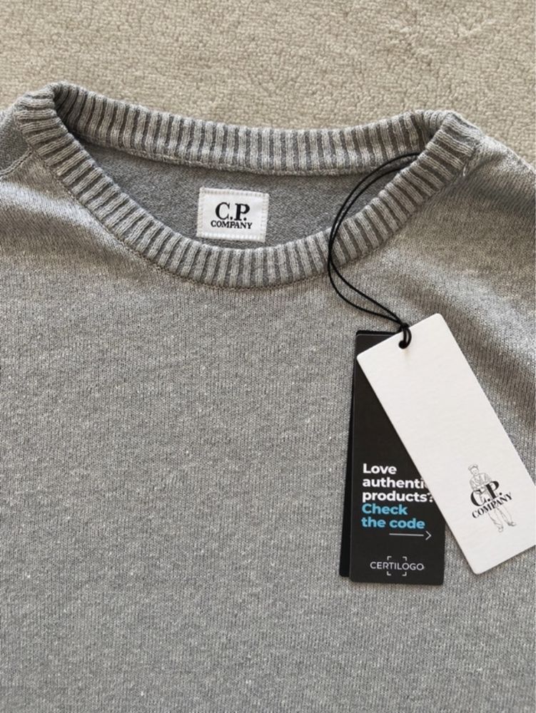 C.P. Company Vanisé linen-blend sweater