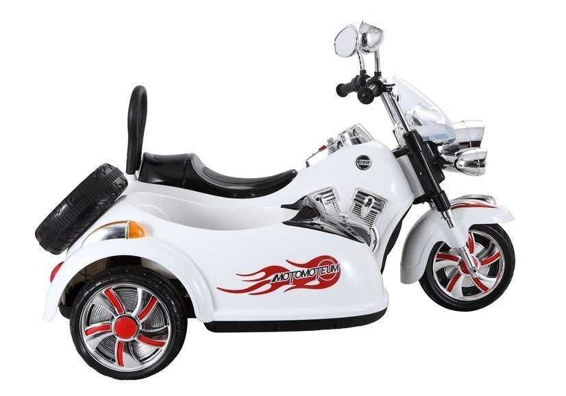 Autko motorek MOTOR Z KOSZEM na akumulator dla dzieci jeździk chopper