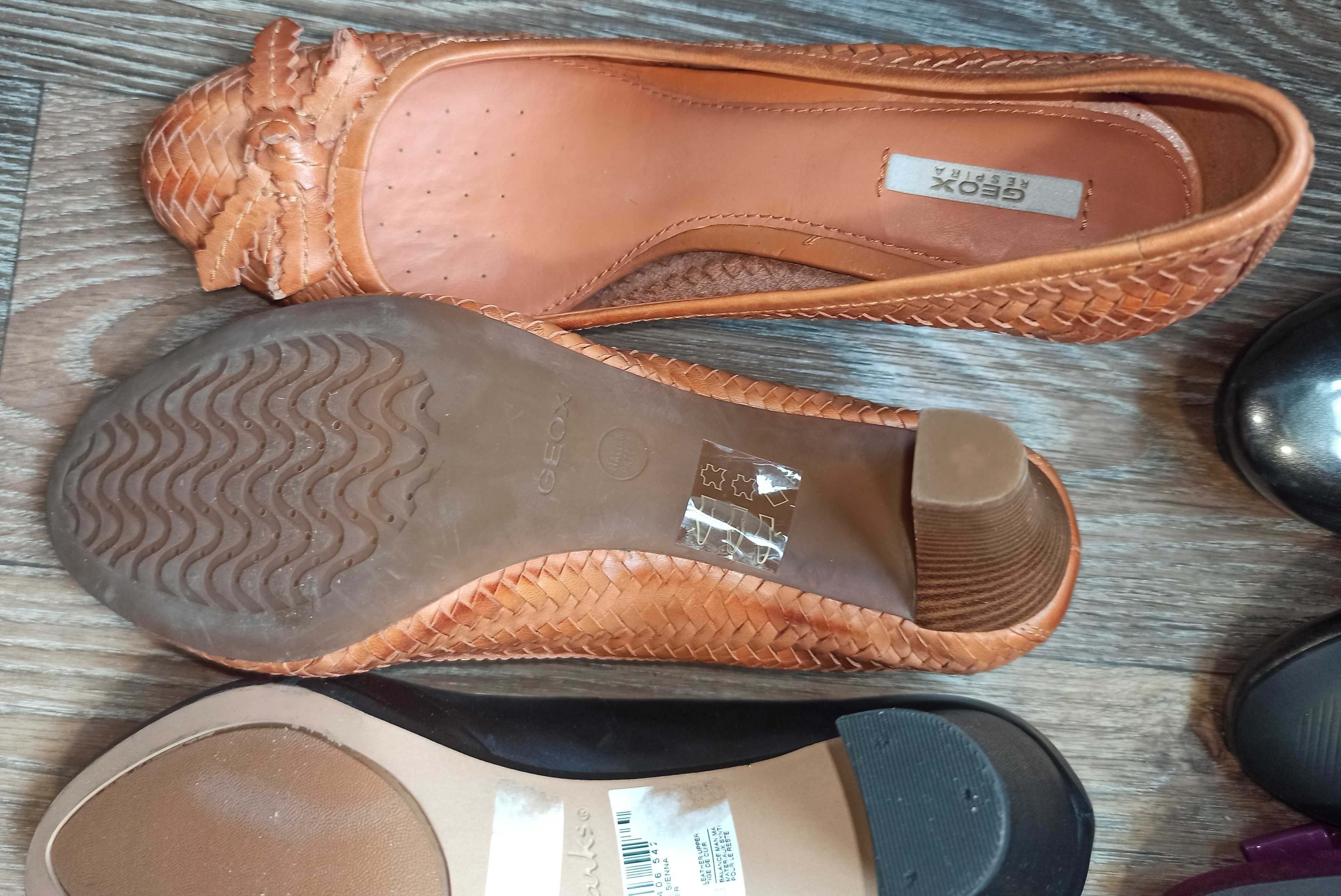 продам шикарные туфли Clarks Geox 38 розмер НОВЫЕ