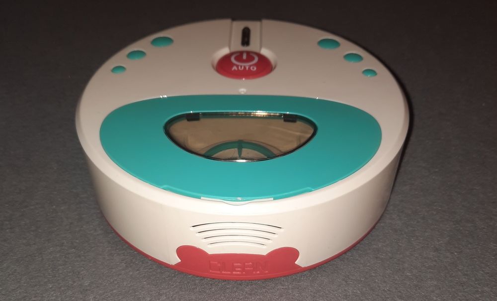 Odkurzacz zabawka działa jeździ świeci okrągły