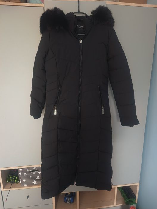 Kurtka długa zimowa damska