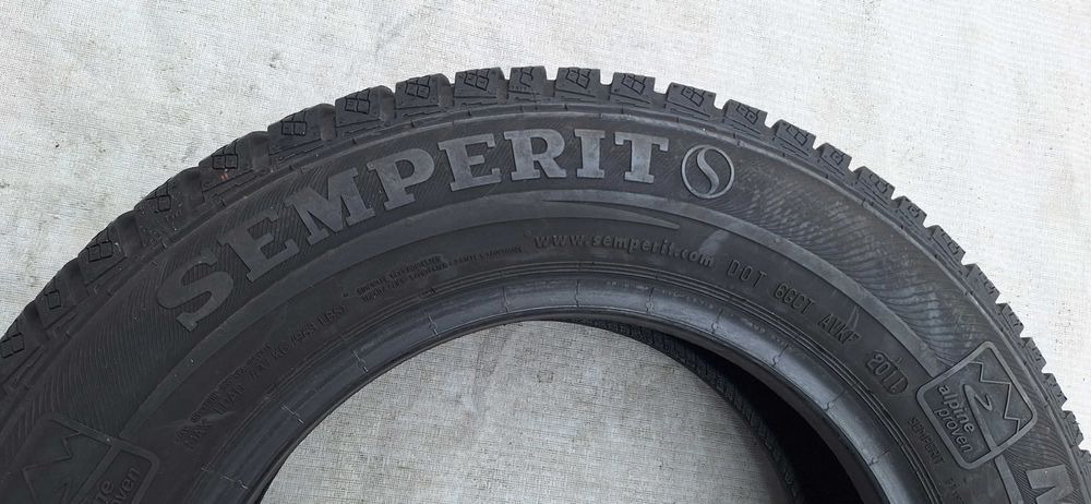 2X Opony Zimowe 155/80/13 Semperit 155/80R13 7mm Montaz