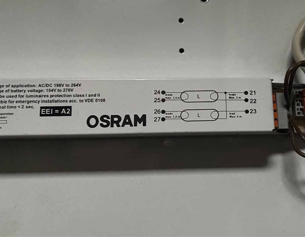 Дроссель балласт OSRAM QT 1×55,70/ 230-240 и QT 2×55,70/ 230-240