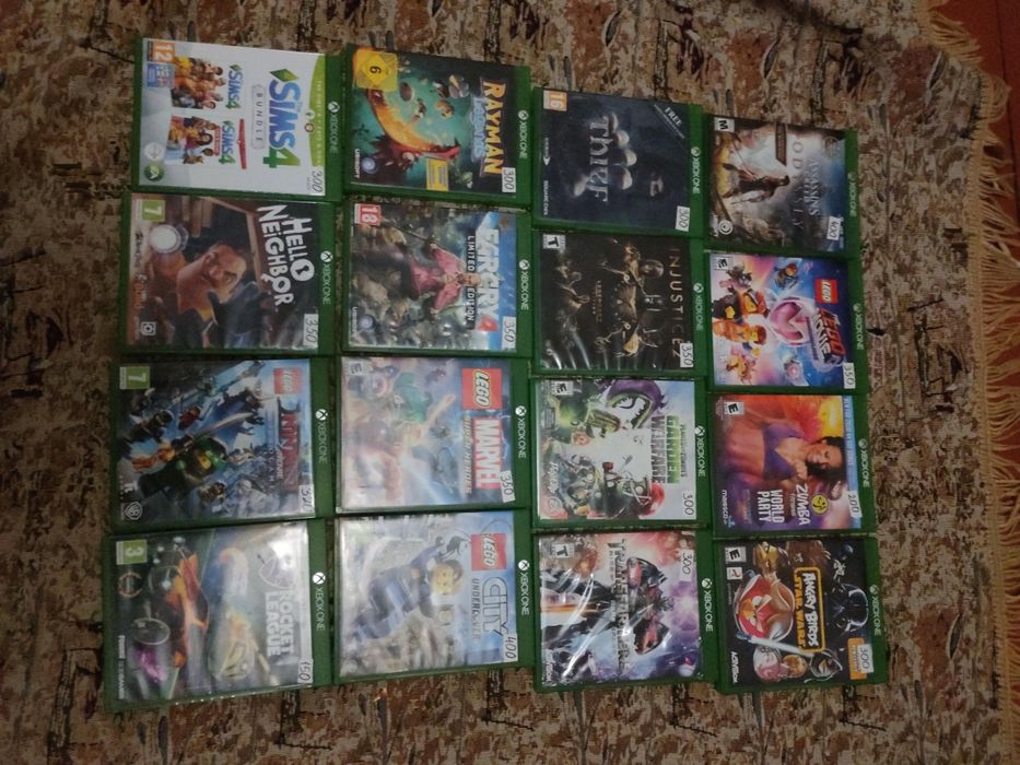 Лот ігрових дисків для Xbox one