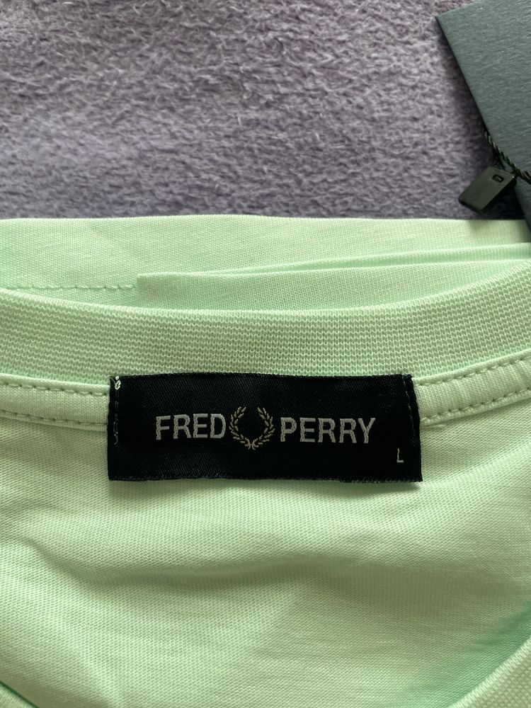 T-shirt verde-menta Fred Perry