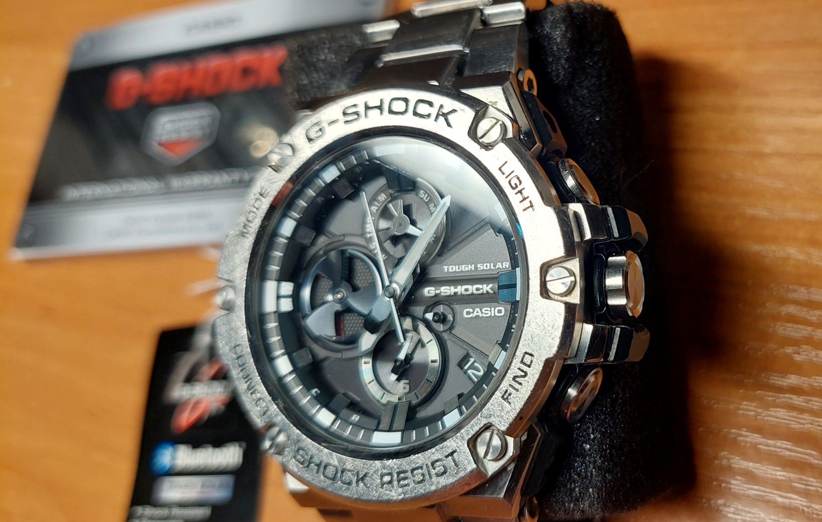 Zegarek Casio GST-B100D-1AER G-Shock, bransoleta.