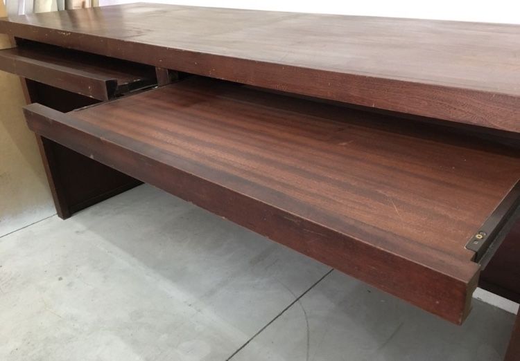 Secretária madeira natural maciça - para restauro