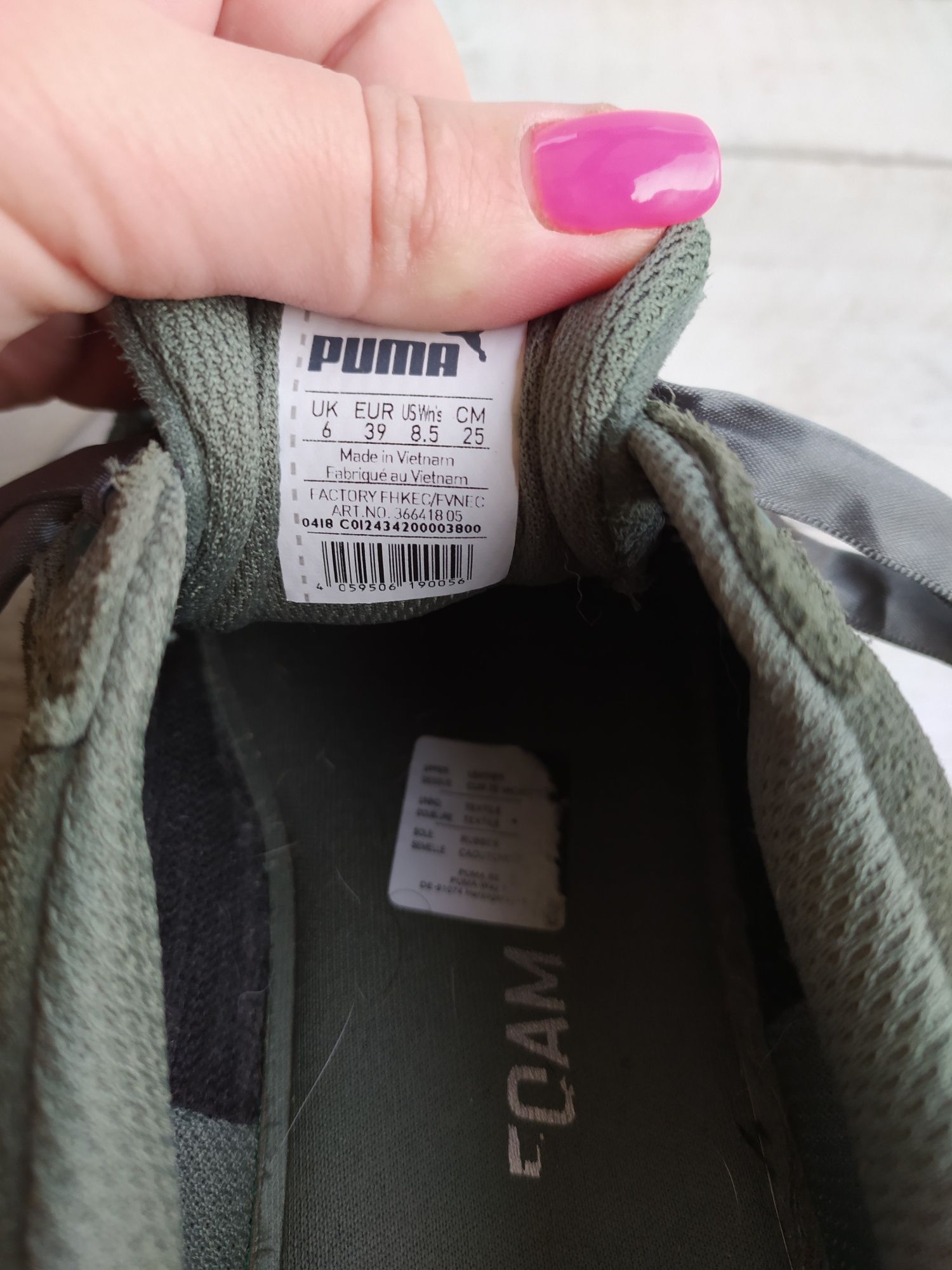 оригинальные замшевые кеды кроссовки Puma suede 39p