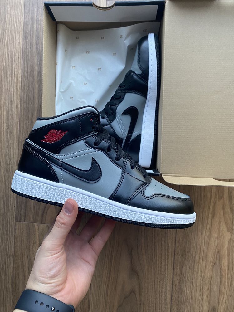 Jordan 1 Mid Shadow Red 38 39 GS