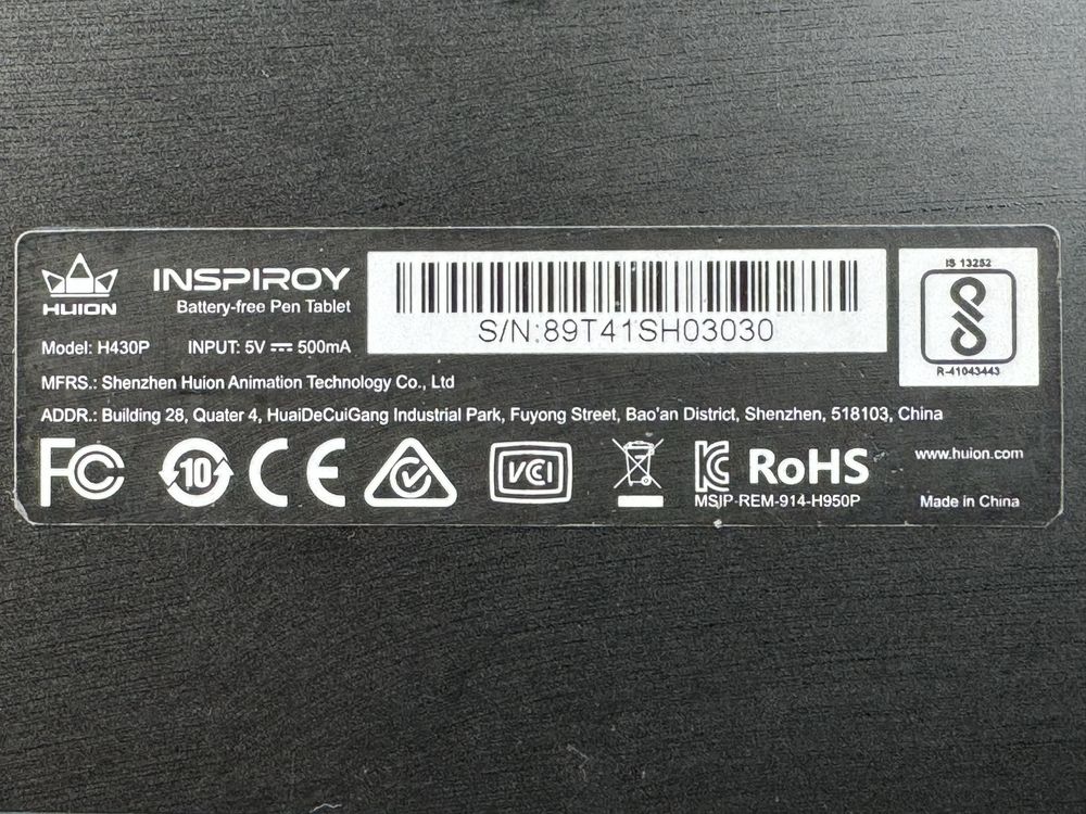 Tablet graficzny Wacom intuos 4 uszkodzony + Huion inspiroy