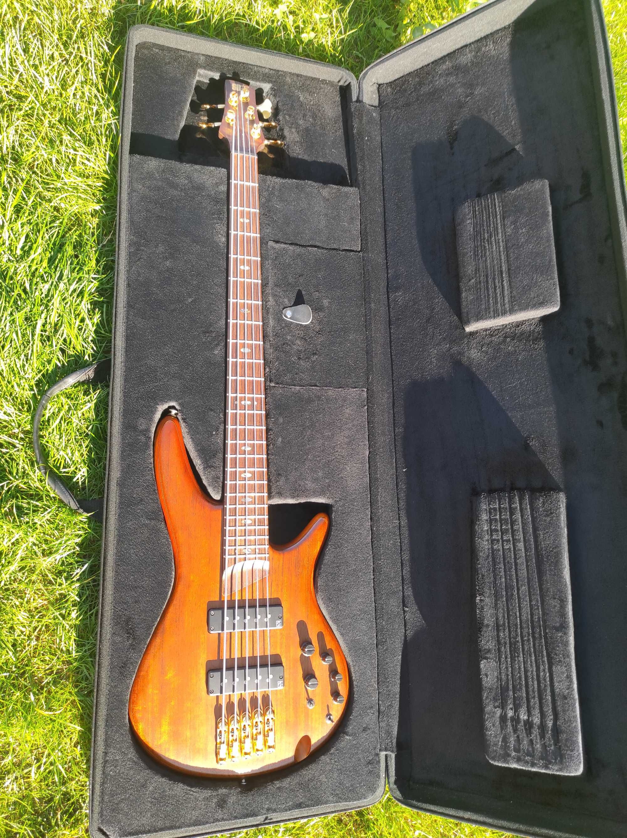 Gitara basowa Ibanez SR1205 Premium - ovangkol, wenge, Big Single