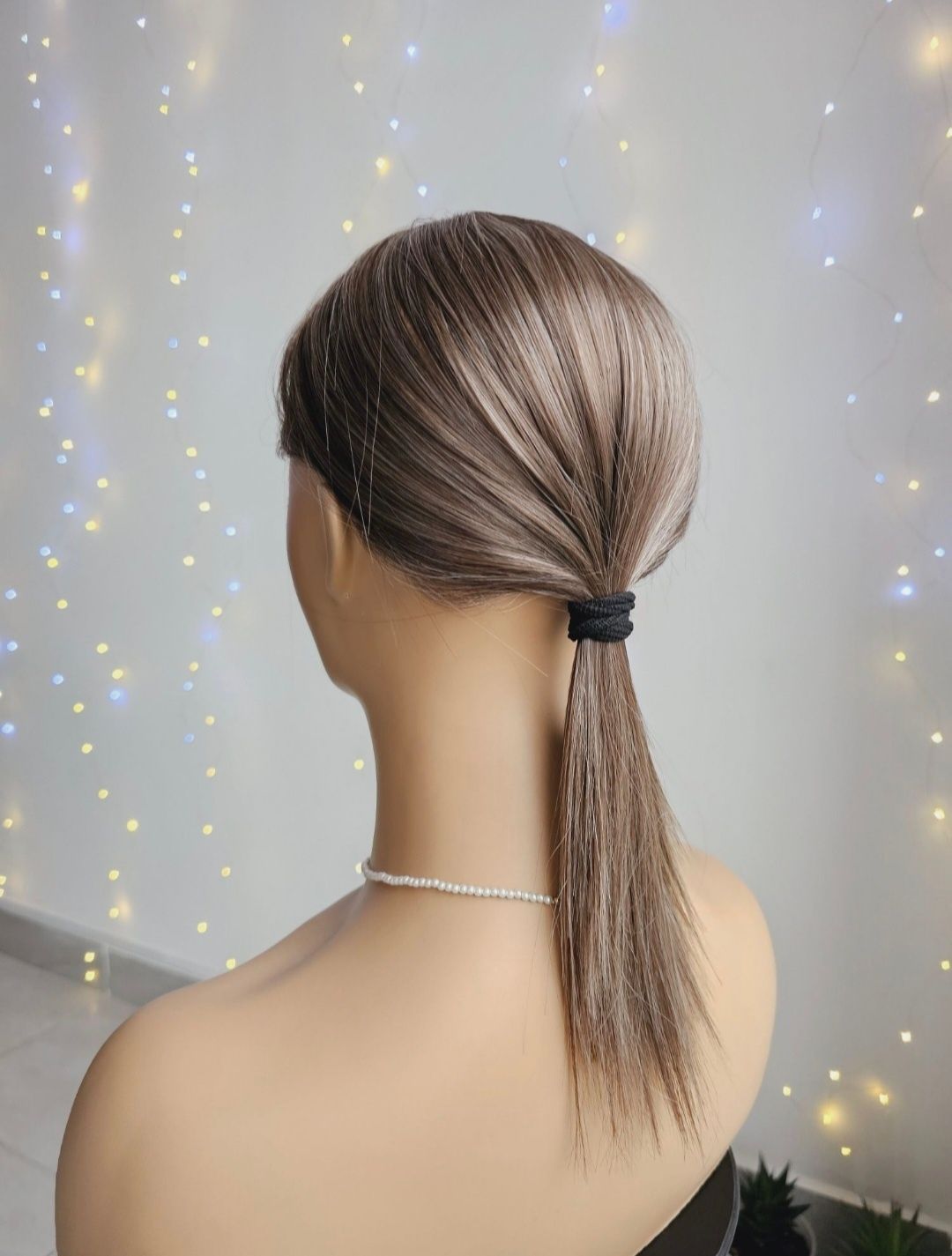 Topper tupet o naturalnej gęstości Beata mysi blond 3D
