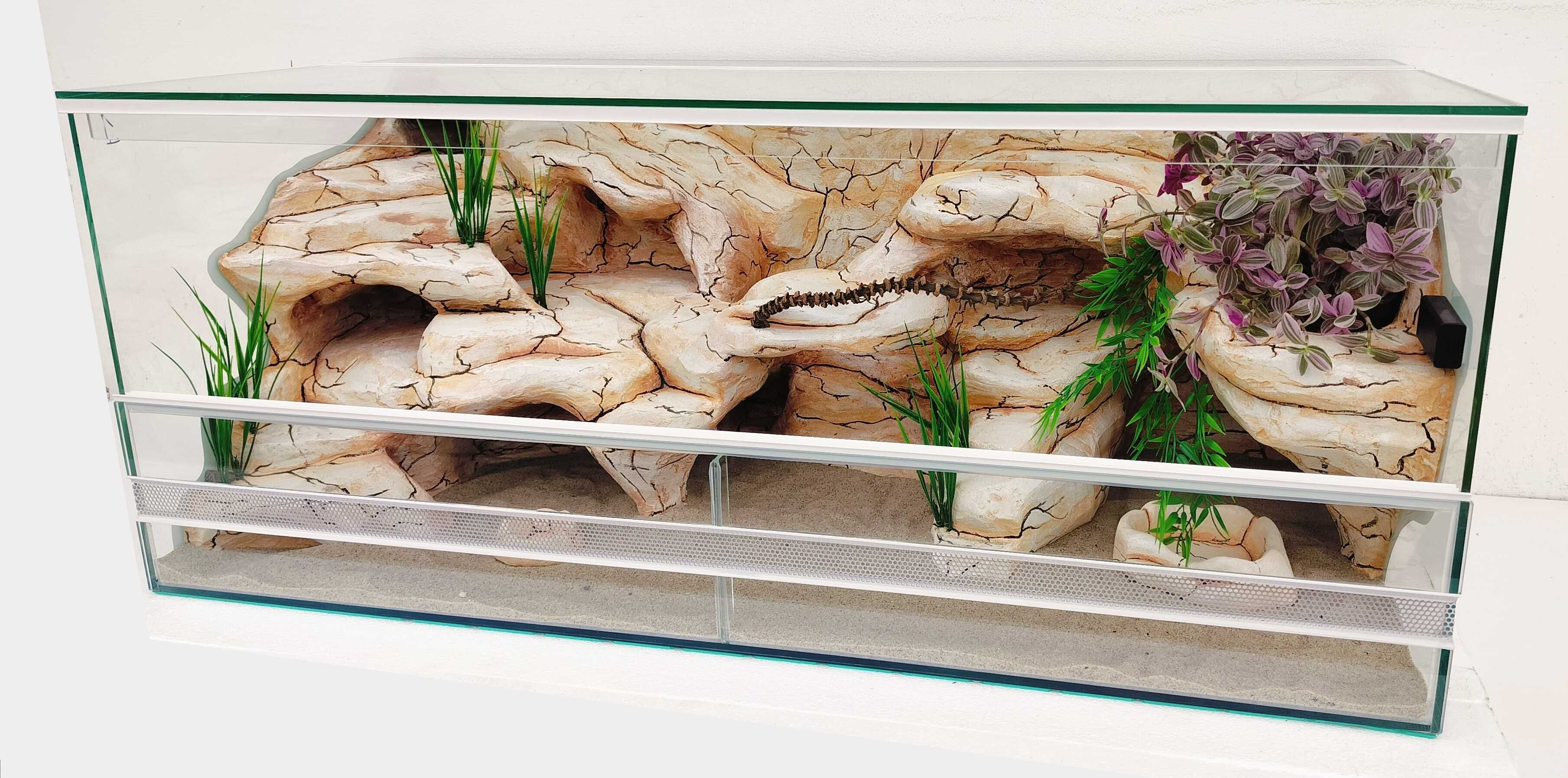Terrarium dla agamy karłowatej, pytona królewskiego, TW48W3L AquaWaves