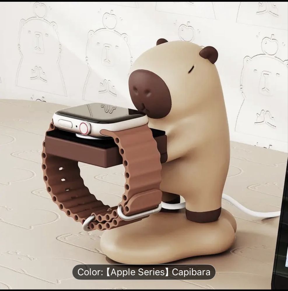 Adorable Capybara Watch Charging Stand