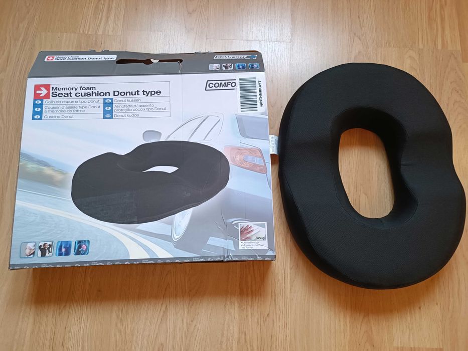 Almofada Donut, conforto para cóccix, períneo, coluna lombar