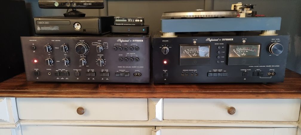 Końcówka mocy PreAmp przedwzmacniacz SANYO, FISHER BA 4500,CA 450