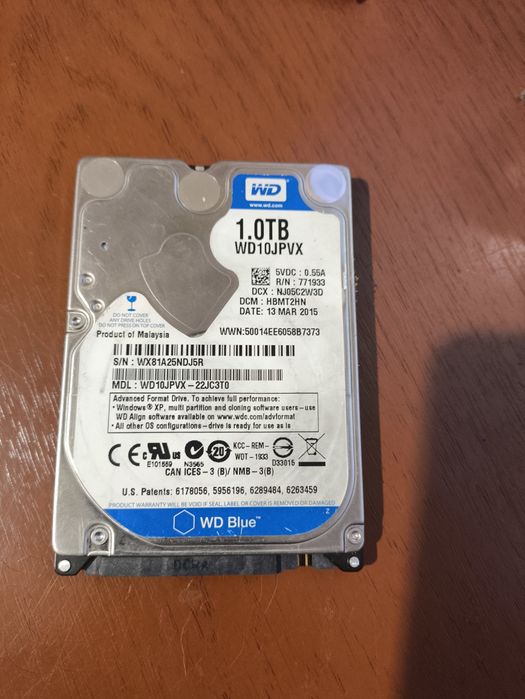 Жосткий диск Wd 1TB 3.5