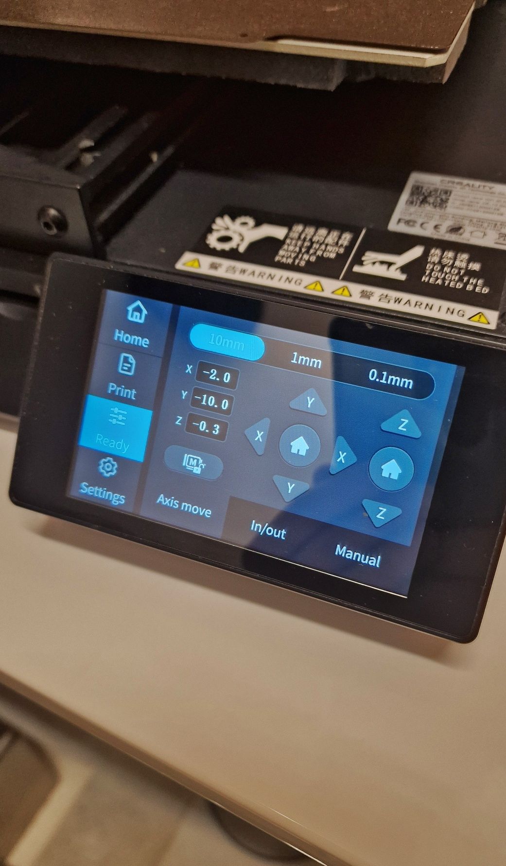 Drukarka 3D Creality CR-10 Smart b.dobry stan Stół roboczy 300x300x400