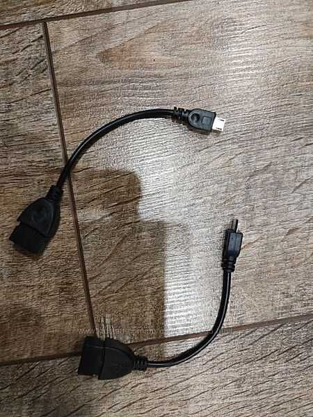 Перехідник кабель micro USB to USB 2.0 OTG адаптер