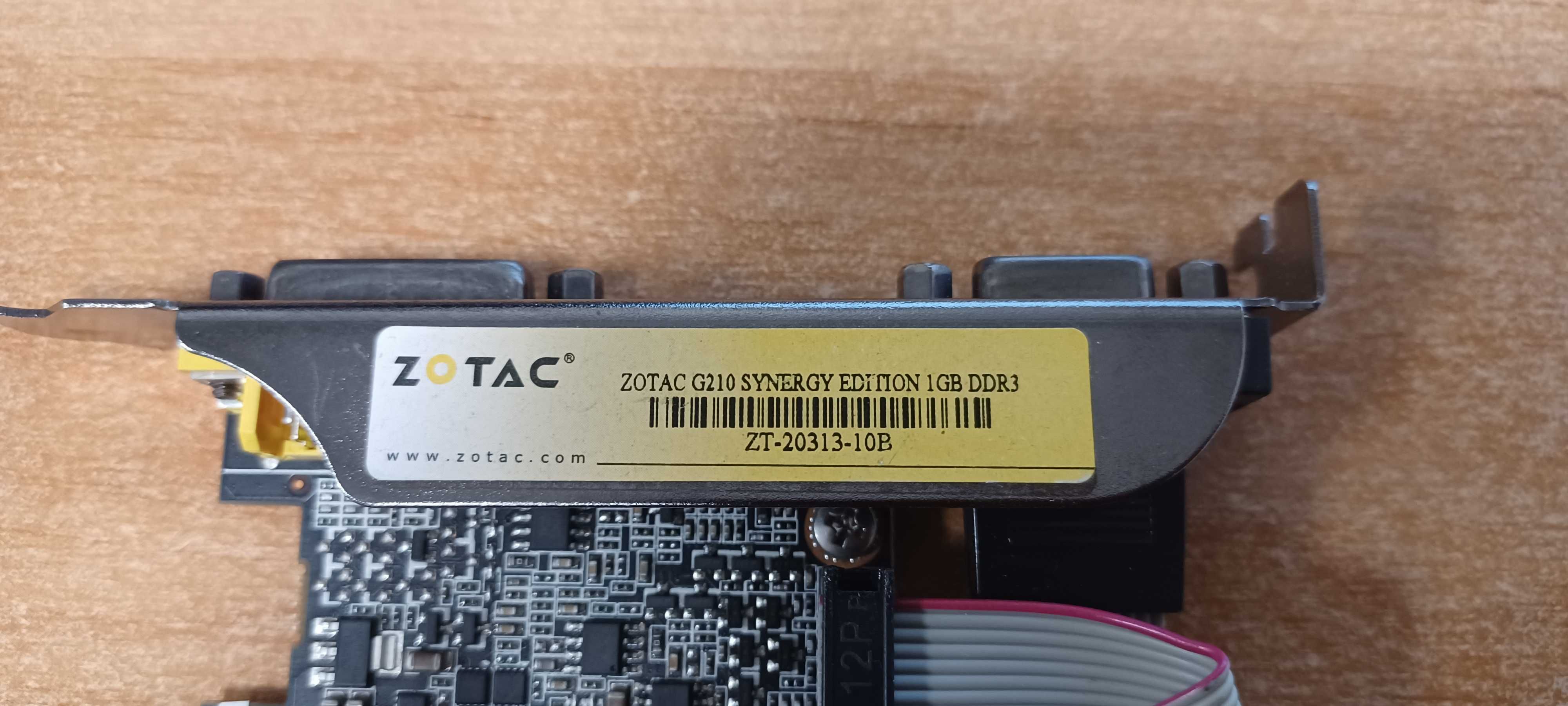 Karta graficzna Zotac G210 Synergy Edition 1gb ddr3 - 2 sztuki!