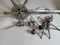 Napęd grupa Vintage Shimano 105 (1055) przerzutki 3x8 klamkomanetki