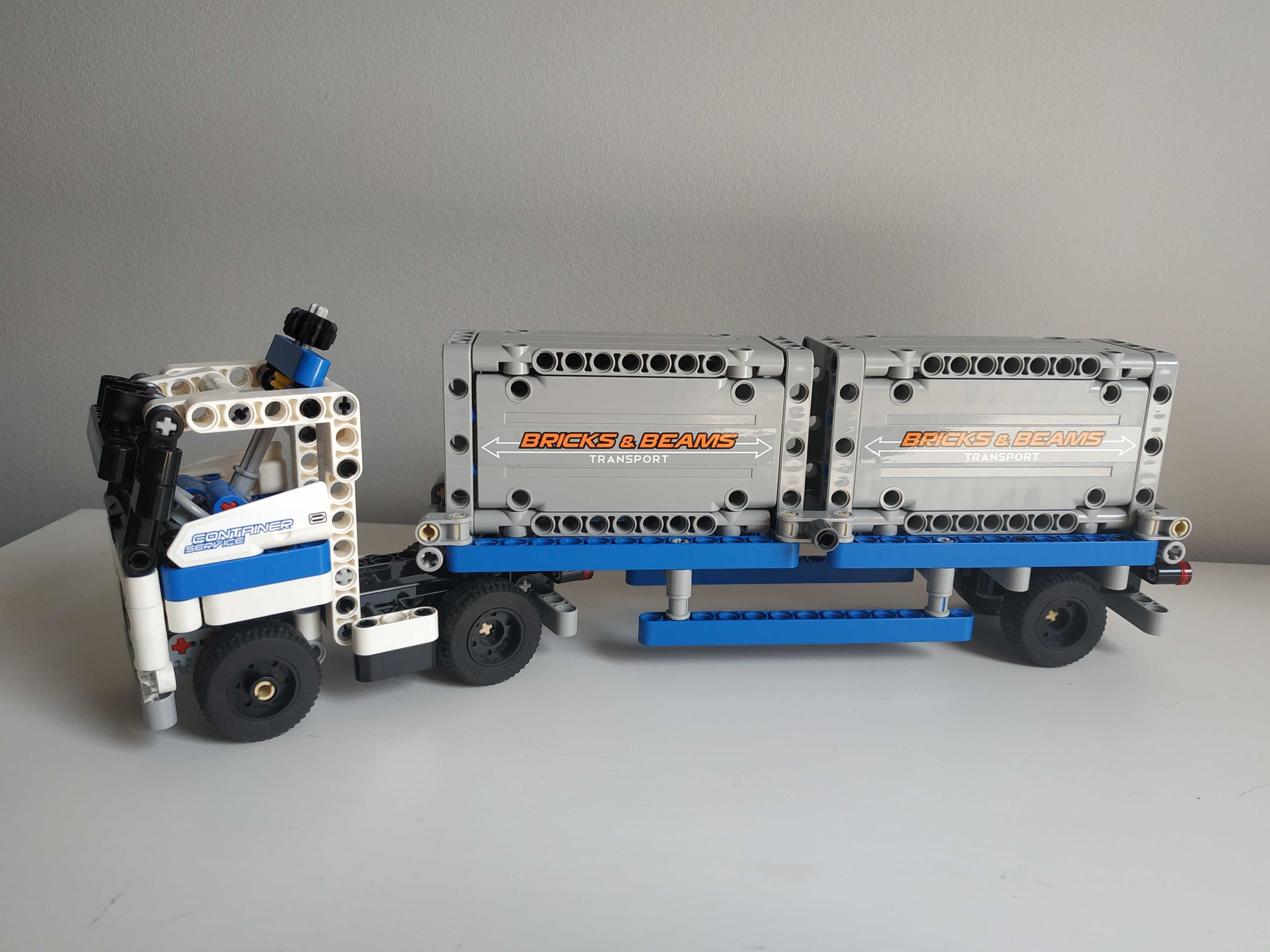 Klocki LEGO 42062 Container Yard Kontener ciężarówka