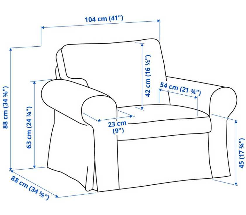fotel i podnóżek Ektorp IKEA