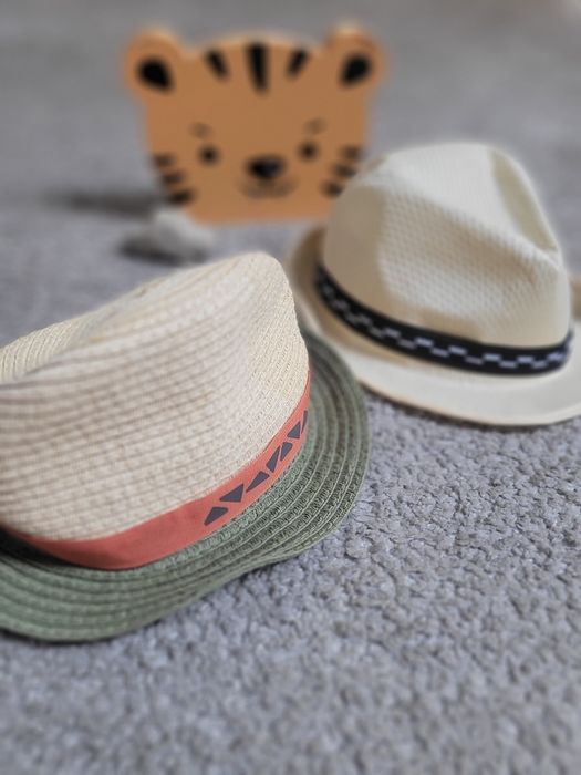 Kapelusz chłopięcy słomkowy rok - dwa latka