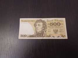 Banknot 500 zł 1974 PRL