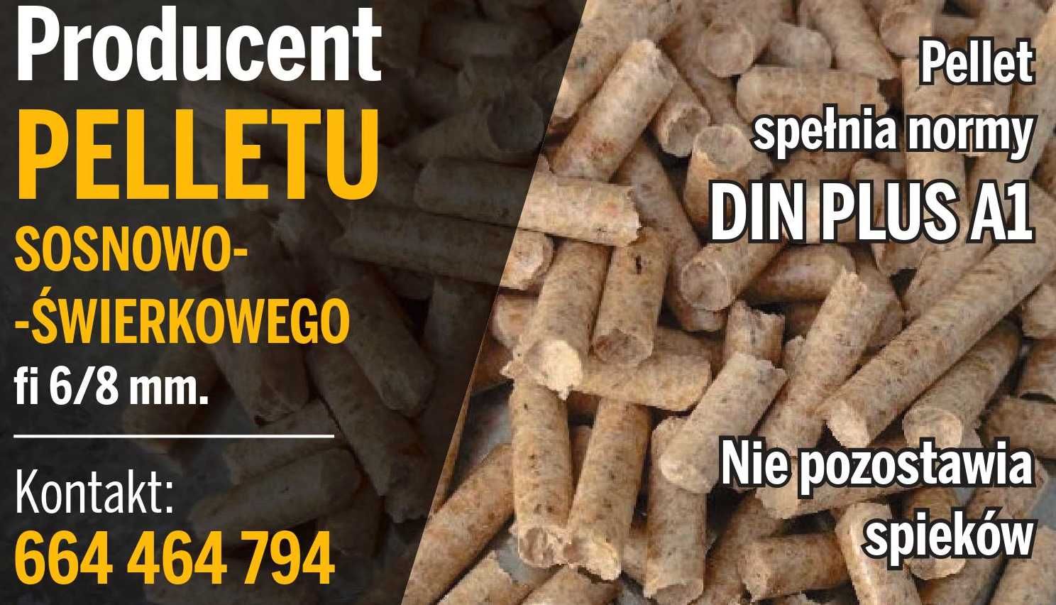 Pellet pelet drzewny 6mm 8mm PRODUCENT