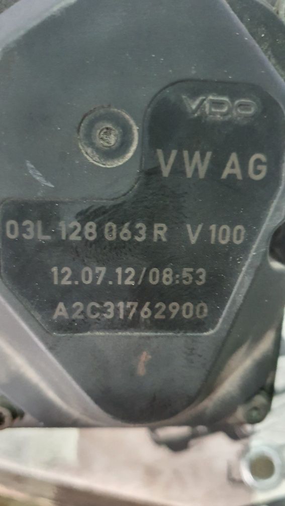 Дросельна заслонка VW passat b7, skoda, audi a6 c7 2.0tdi