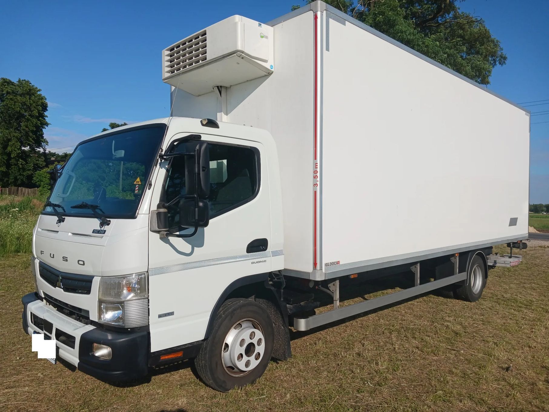 Mitsubishi Canter Fuso 9C18 Izoterma chłodnia Mroźnia 2019r SALON I wł Agregat Winda Automat 3.0  Mitsubishi Canter Fuso 9C18 3.0 180KM 2019r SALON Winda Mercedes ATEGO