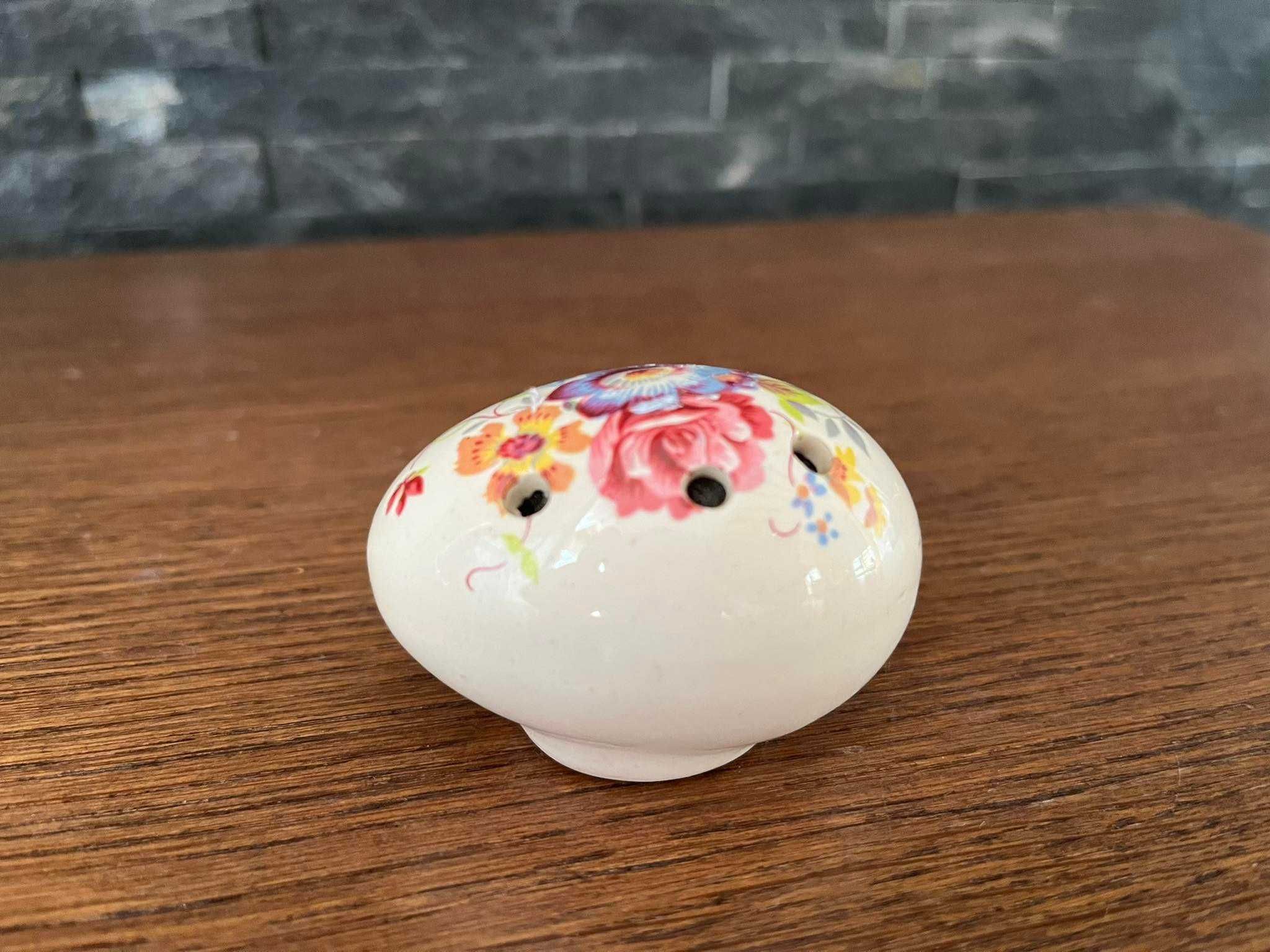 Porcelanowe jajko kwiaty na pachnący susz