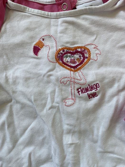 Bluzka niemowlęca z flamingiem (Topomini, r. 68)