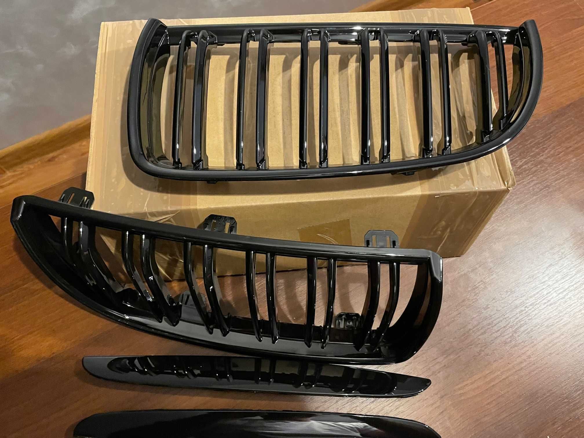 BMW E90 E91 Grill nerki 05-08 M PAKIET m3 połysk
