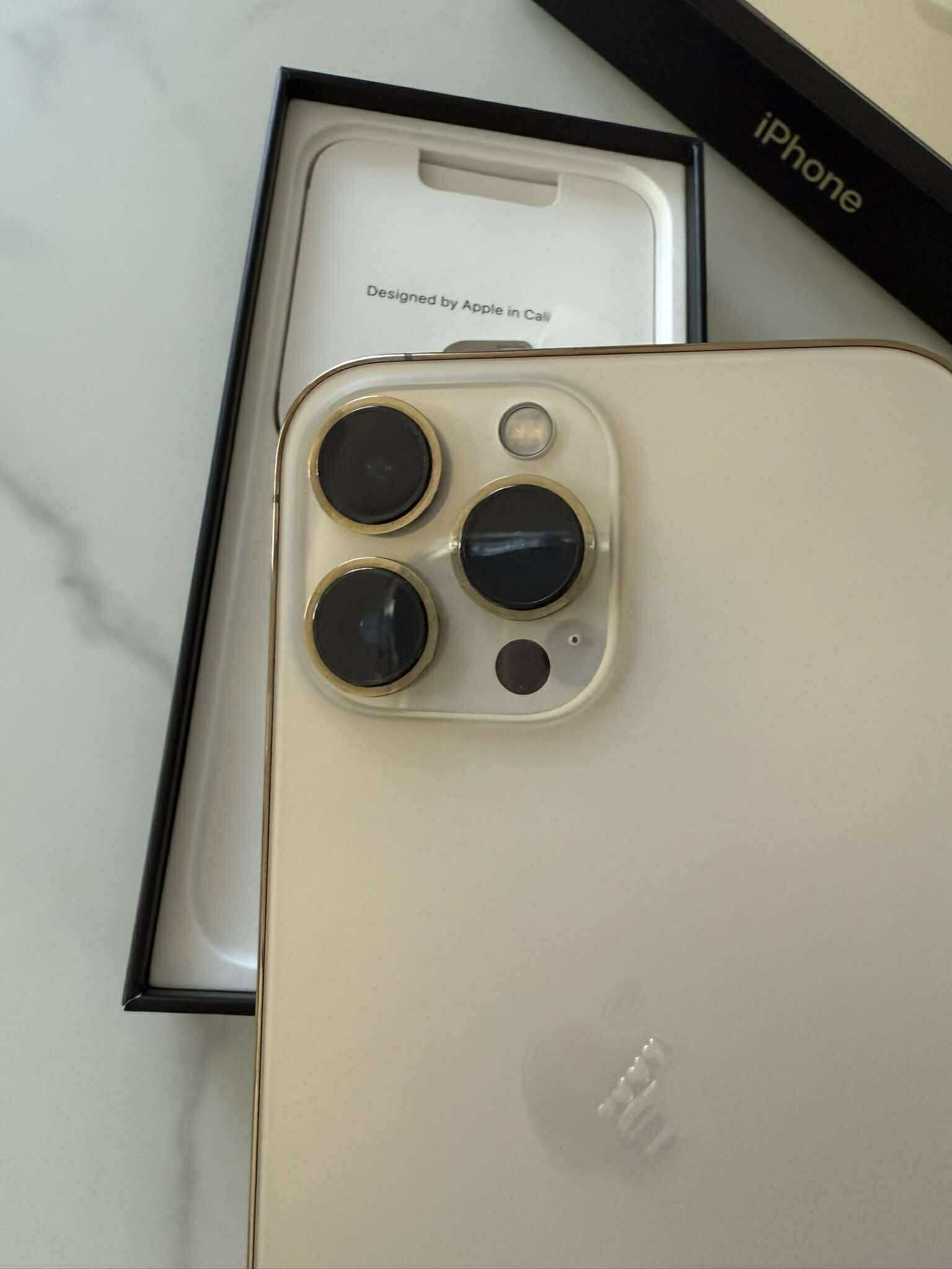 iPhone 13 Pro Max 256gb Gold Stan Idealny Bateria 87% GRATISY