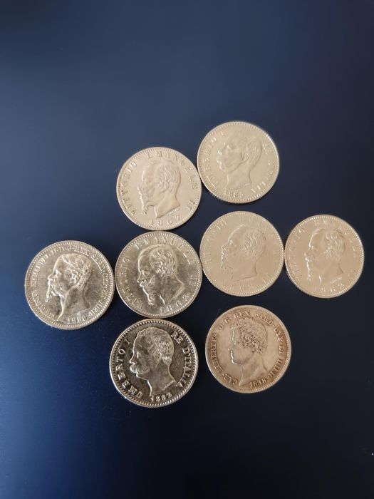 Moeda ouro Rei Vittorio Emanuele II