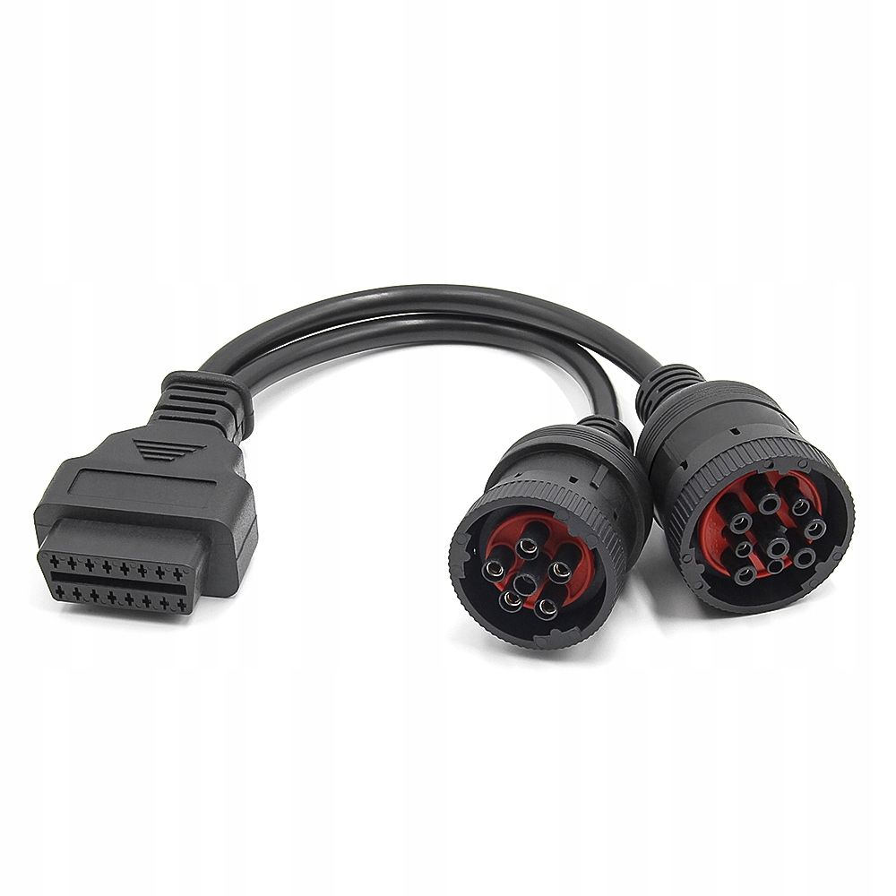 Adapter Diagnostyczny Przejściówka OBD2 do 6Pin J1708 9Pin J1939