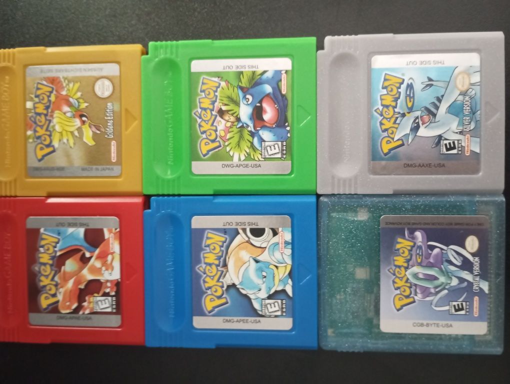 Lote jogos  Pokémon originais
