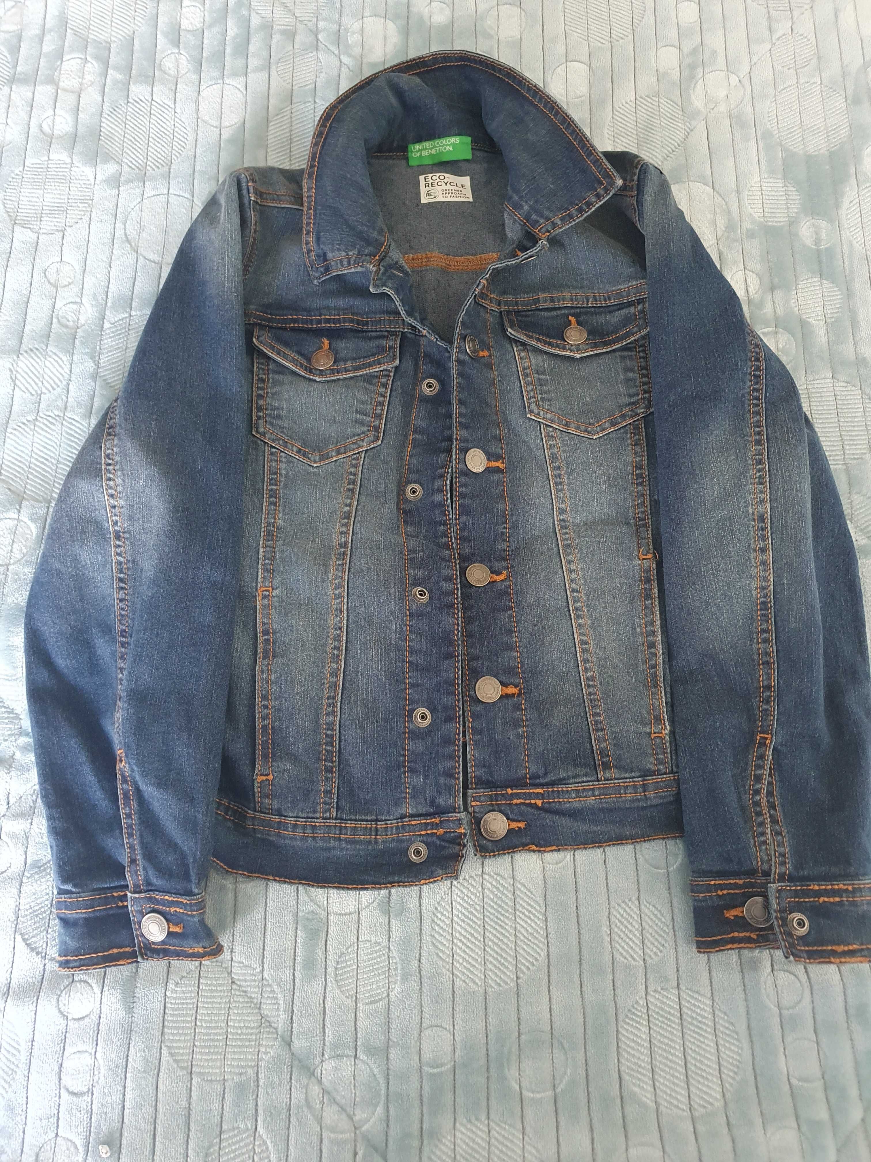 Casaco original ganga Benetton de menino 8/9 anos