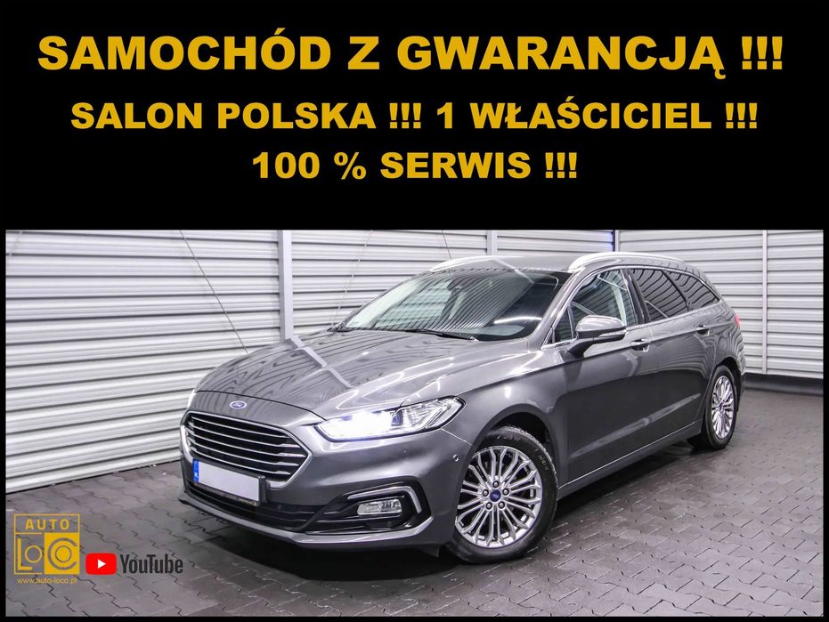 Ford Mondeo AUTOMAT + Salon POLSKA + 100% Serwis FORD =BRUTTO VAT 23% !!!